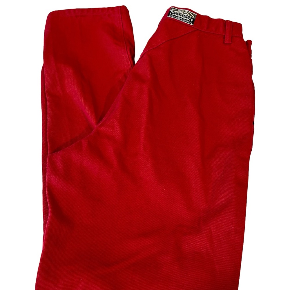 Rockies vintage red bareback high rise red tapered jeans size 15/16